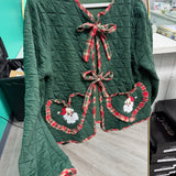 The Here Comes Santa Quilted Shacket