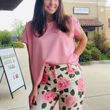 Shoulder Button Detail Top