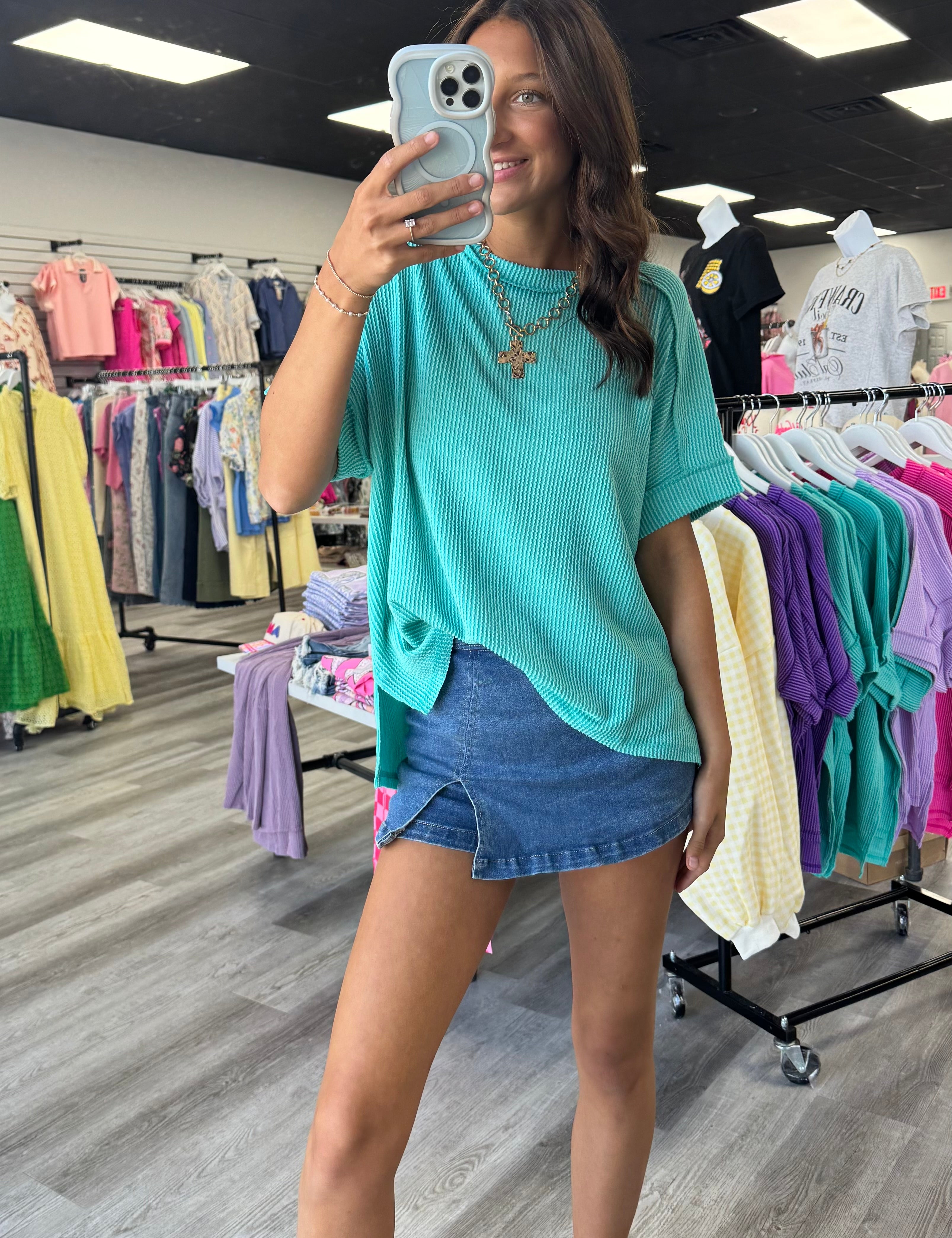 Bright Side Ribbed Top