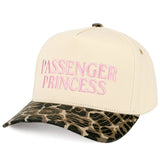 PASSENGER PRINCESS Letter on Two Tone Trucker Hat