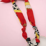 HANDMADE SCARF CHARM NECKLACE