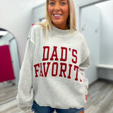 Dad’s / Mom's Favorite Reversible  Mock Neck Pullover