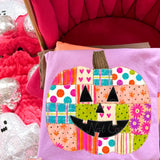 Patchwork Pumpkin Tee Colorful