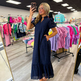 Sweet Escape Eyelete Mid Dress