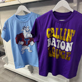 Vintage Louisiana Tech Bulldogs (Licensed) | Sequin Tee