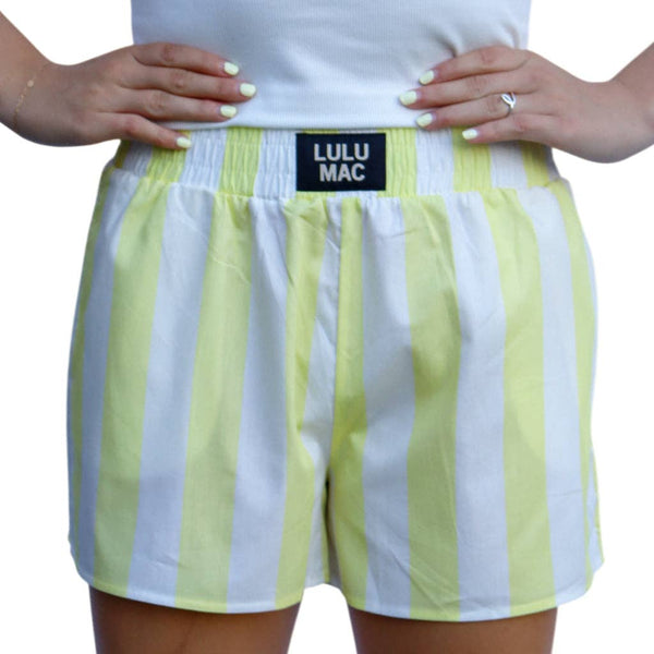 Yellow Stripe Boxer | LULUMAC