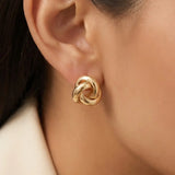 The Golden Knot Studs