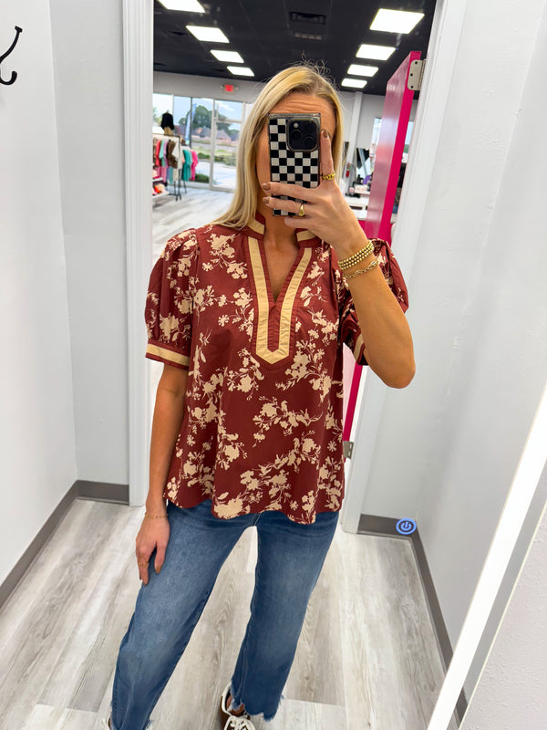 Breath of Fresh Air Top | Terracotta