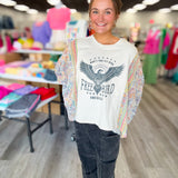 Free Spirit Bohemian Graphic Tee Bone
