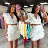 Soft Spoken Ruffle Set