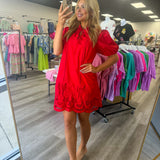 Cherry Crush Cutout Dress