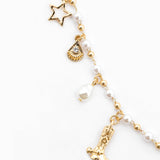 Western Icon Pearl Mix Chain Charm Necklace