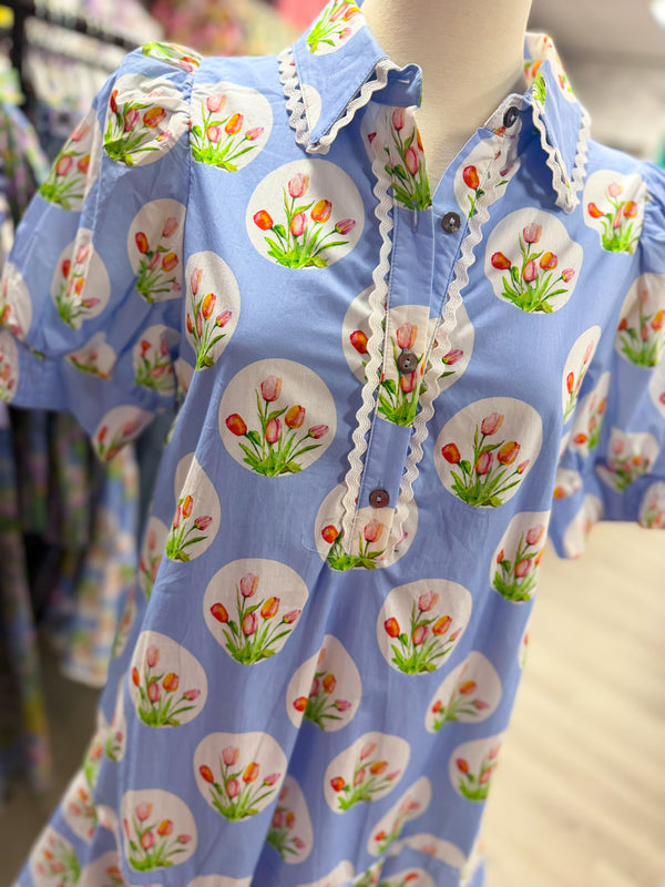 Tulips in the Sky Dress
