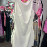 White Dress Peekaboo Back