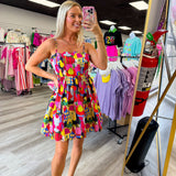 Cuban Nights Scallop Dress