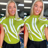 Avocado Swirl Sweater