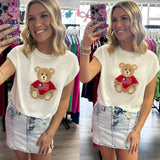 Teddy Bear USA Knit Top