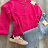 Bright Times Pink Sweater