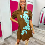 The Statement Leaf Dress