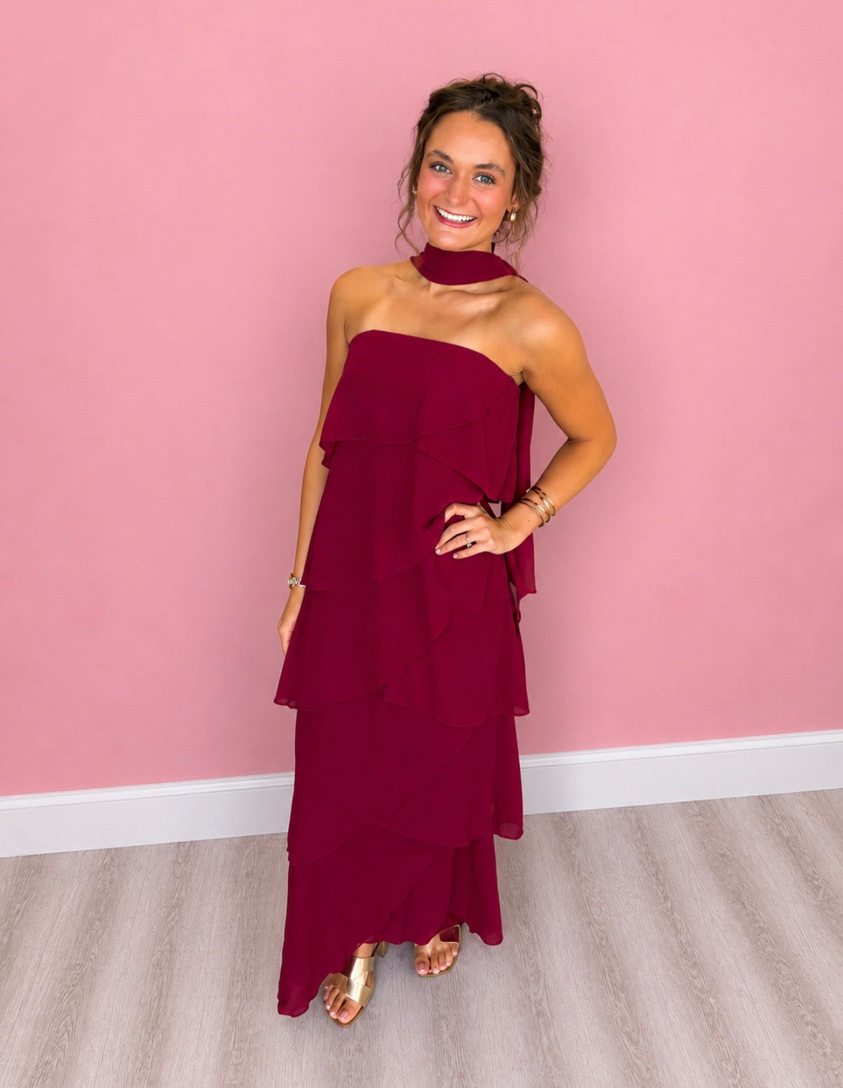 Wine & Wishes Midi Dress