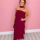 Wine & Wishes Midi Dress