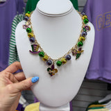Mardi Gras Charm Necklace | MULTIPLE OPTIONS