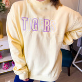 Tigers Mock Neck Sweatshirt