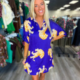 Tiger Dress Purple Tiger