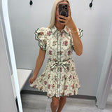 Floral Wish Dress | Cream