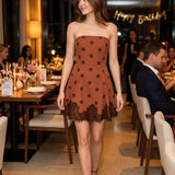 Spotted After Dark Mini Dress