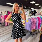 Dot Your Thing Dress 🖤