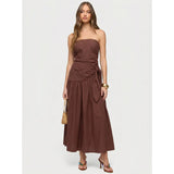 Espresso Evening Dress