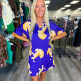 Tiger Dress Purple Tiger