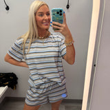 Coastal Chill Stripe shorts