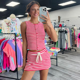 Happy Days Stripe Tank