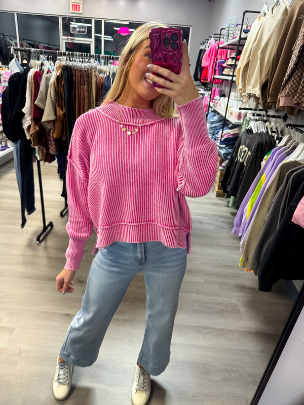 Sugar Rush Knit Pink Sweater