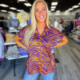 Tiger Town Satin Top