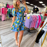 The Petal Pop Mini Dress