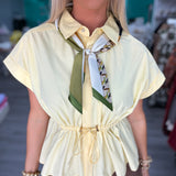 Cinched & Chic Peplum Top