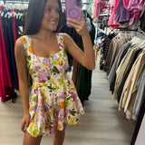 In a Dream Floral Romper Dress