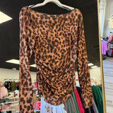 Mesh Leopard Top