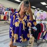 Tiger Silk Top