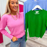 The Everyday Button Cuff Top