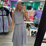 Sunday In Savannah Gingham Skirt Set