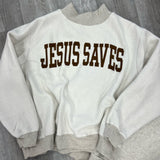 Jesus Saves Mock Neck Reversible