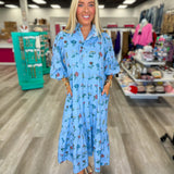 Forget-Me-Not Floral Dress