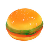 Realistic Hamburger Fluffy Slime Filled Squishy