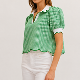 Emerald Picnic Top