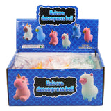 Sitting Unicorn Pony Glittery Maltose Putty Filled Squishy