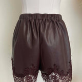 Sweet Talk Faux Leather Shorts